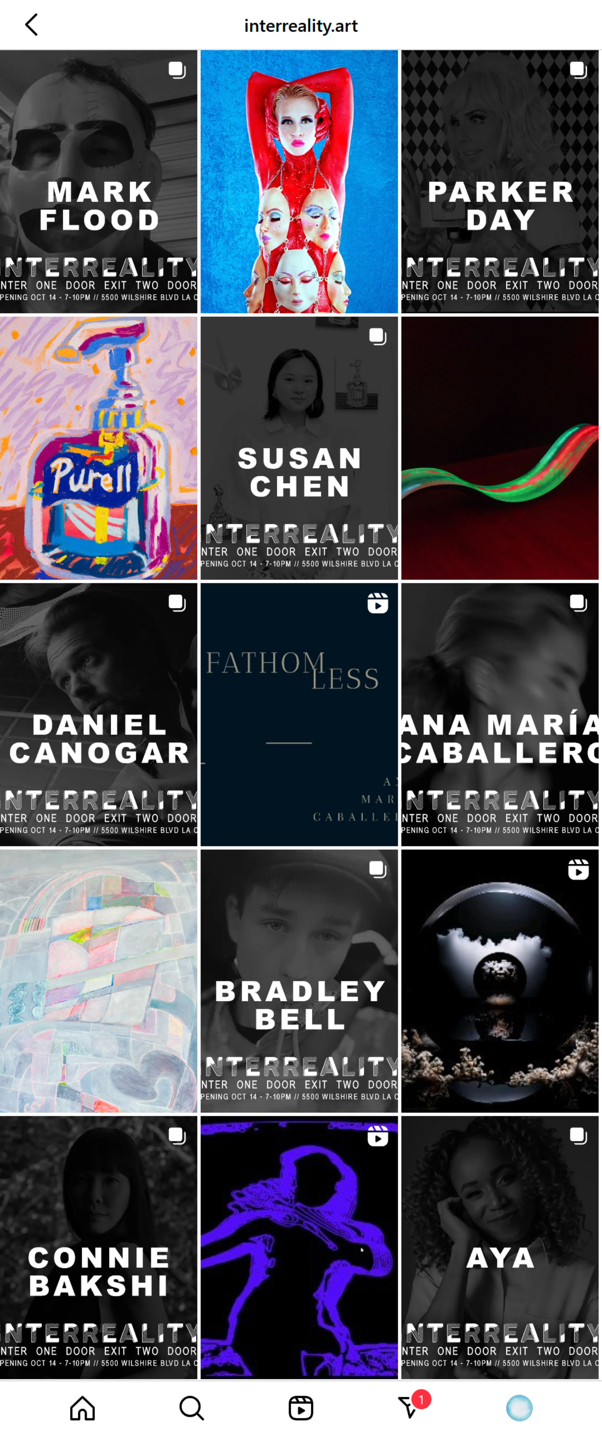 Www instagram com interreality art
