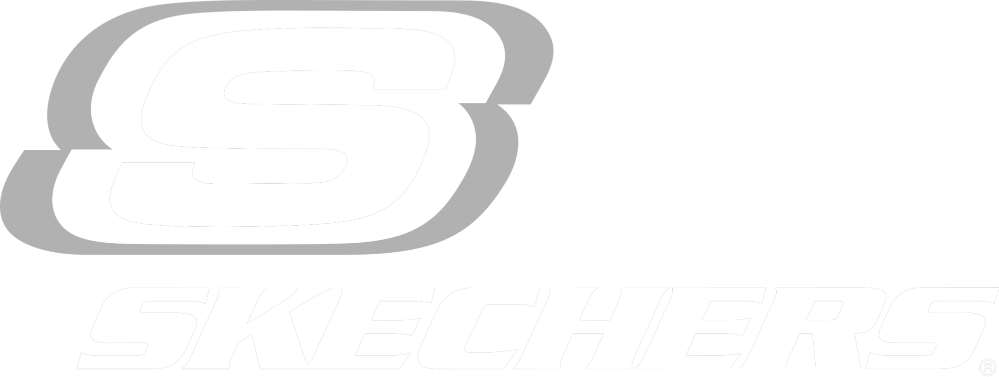 Skechers Logo Transparent White